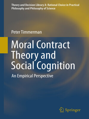 cover image of Moral Contract Theory and Social Cognition